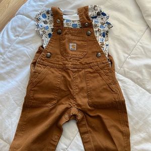 Adorable, Carhart baby outfit, size 6 months